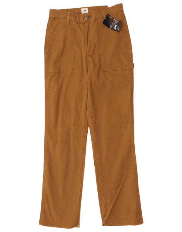 Lee - Pantalones casuales de cintura alta para mujer, talla 6, mediana, W28, L30, color marrón