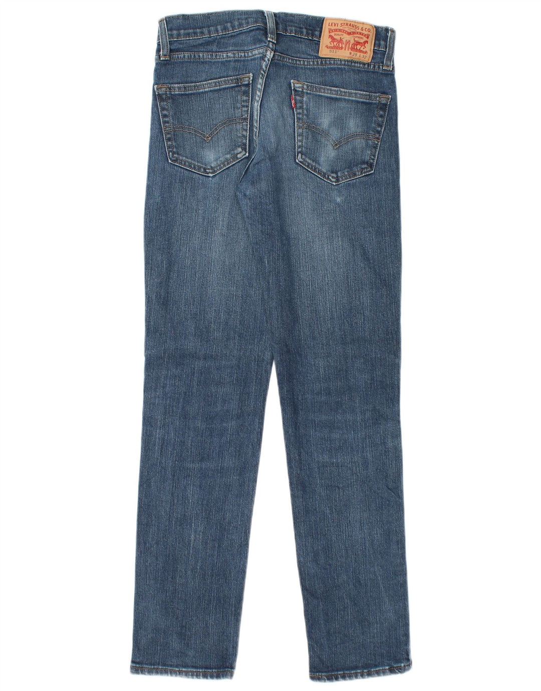 Levi's Hombre 511 Slim Jeans W29 L30 Algodón Azul