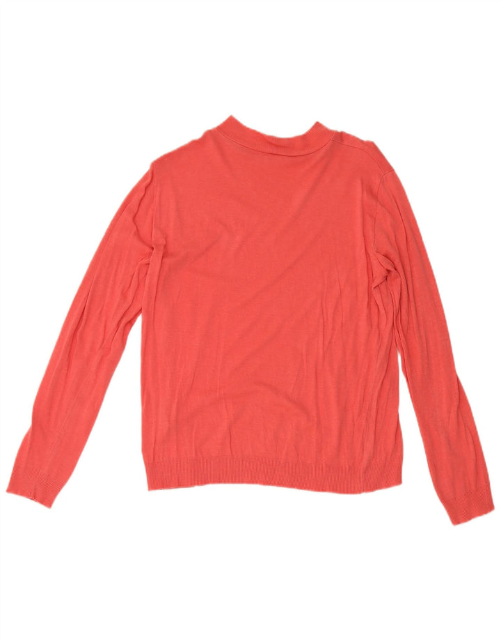 Massimo Dutti Top Mujer Manga Larga ES 40 XL Lyocell Rosa