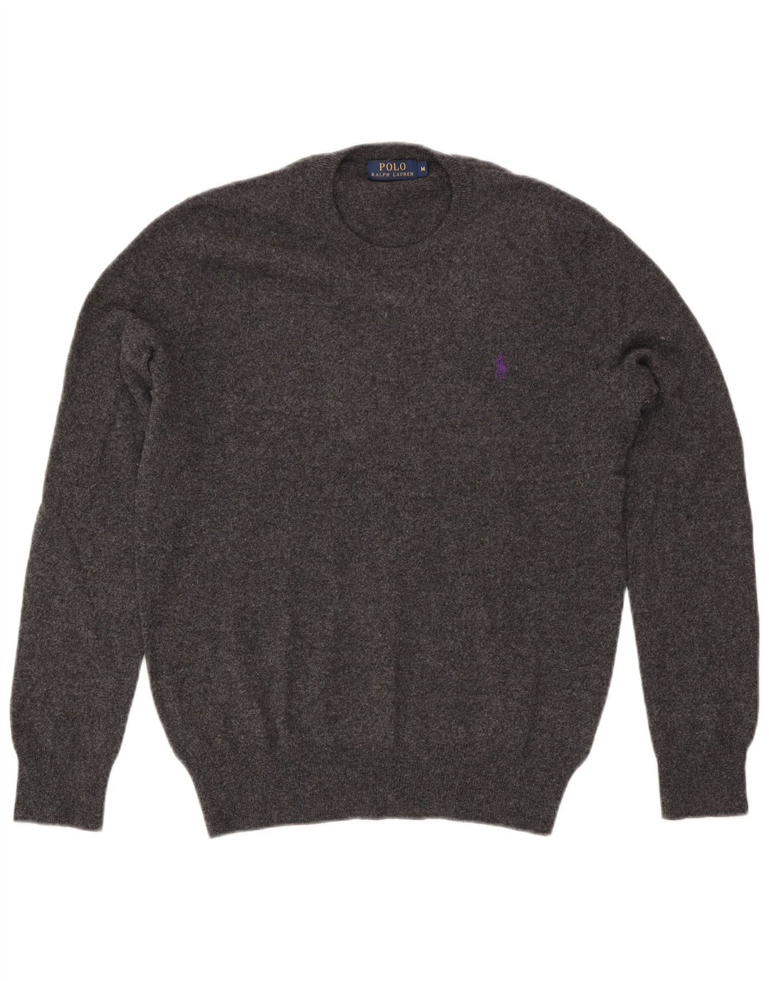 Polo Ralph Lauren Jersey con cuello redondo para hombre de lana gris medio
