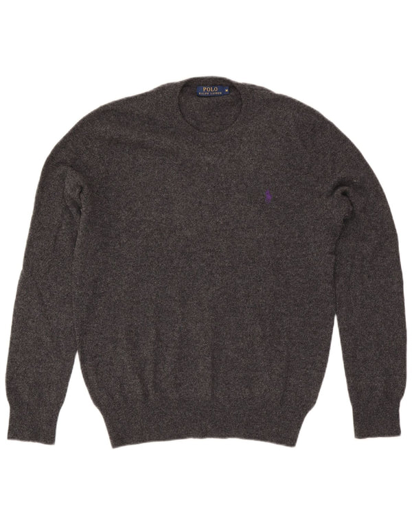 Polo Ralph Lauren Jersey con cuello redondo para hombre de lana gris medio