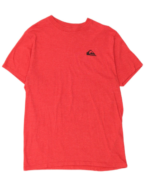 Camiseta Quiksilver Regular Fit para hombre Top Medium Red Cotton