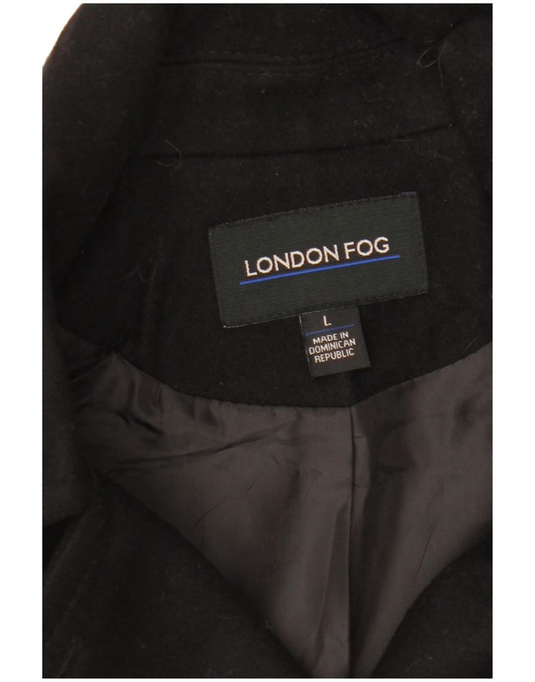 LONDON FOG Chaquetón para Mujer UK 46 Grande Negro