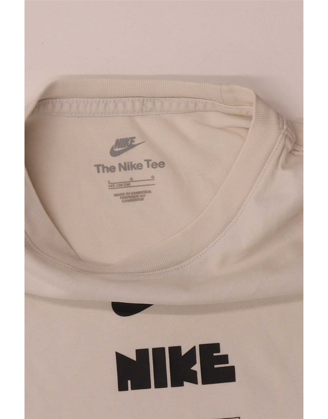Nike Camiseta gráfica para niños 12-13 años Grande Blanco