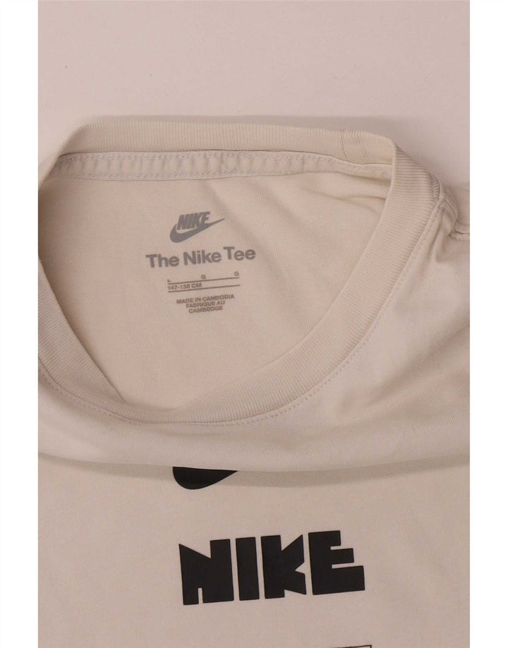 Nike Camiseta gráfica para niños 12-13 años Grande Blanco