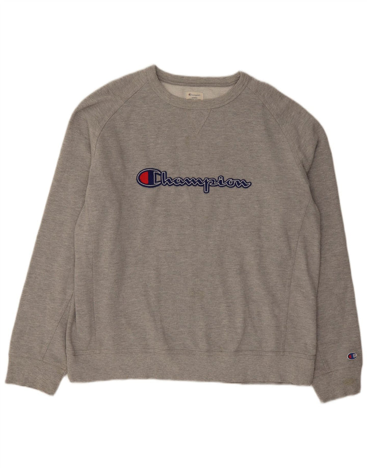 Champion Sudadera Gráfica para Hombre Jersey 2XL Gris Moteado