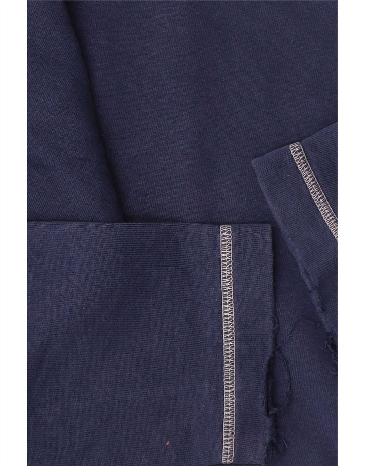 Levi's Hombre Top Manga Larga Algodón Colorblock Azul Marino Medio
