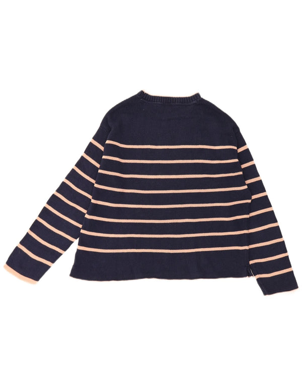 Crew Clothing - Jersey con cuello alto para mujer, talla 40, talla grande, color azul marino