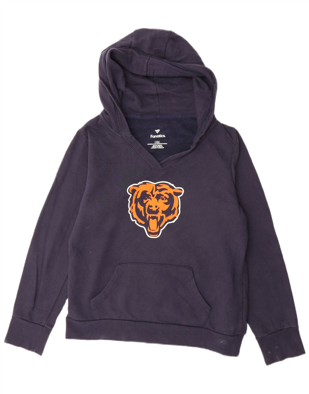 FANATICS Chicago Bears - Sudadera con capucha para mujer, talla grande, color azul marino