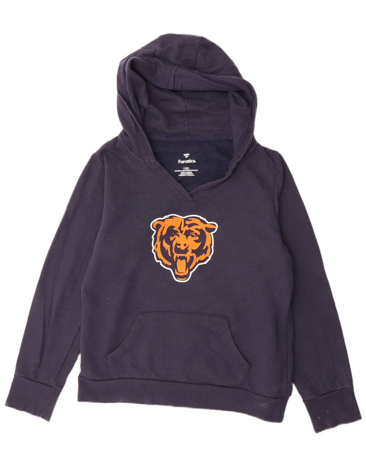 FANATICS Chicago Bears - Sudadera con capucha para mujer, talla grande, color azul marino