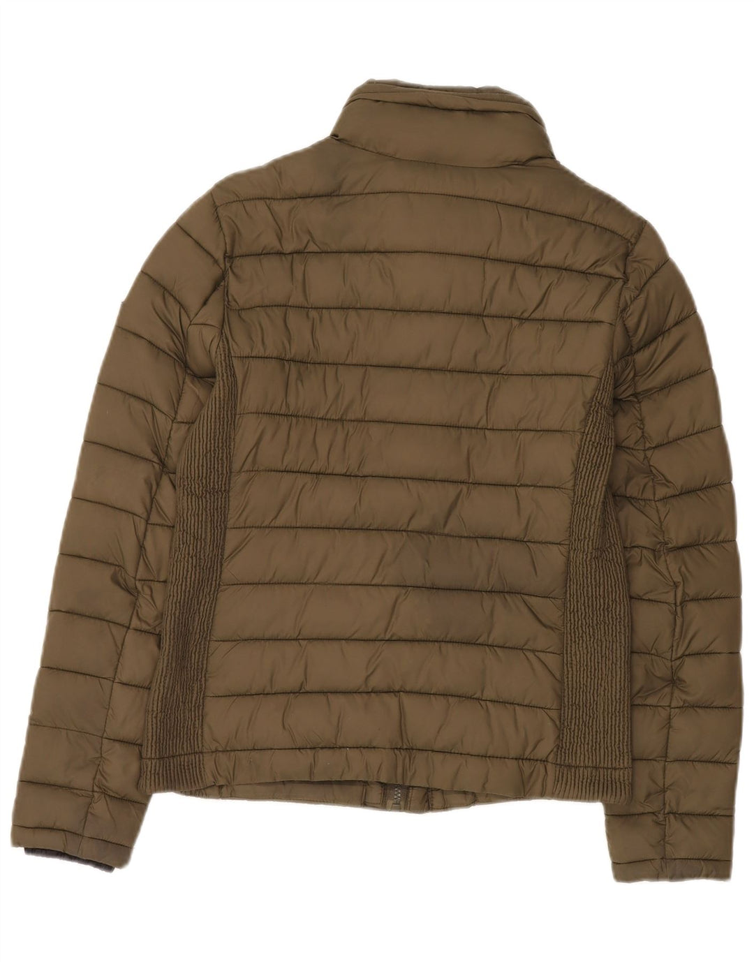 Superdry Chaqueta Acolchada Mujer UK 42 Medium Caqui Nylon