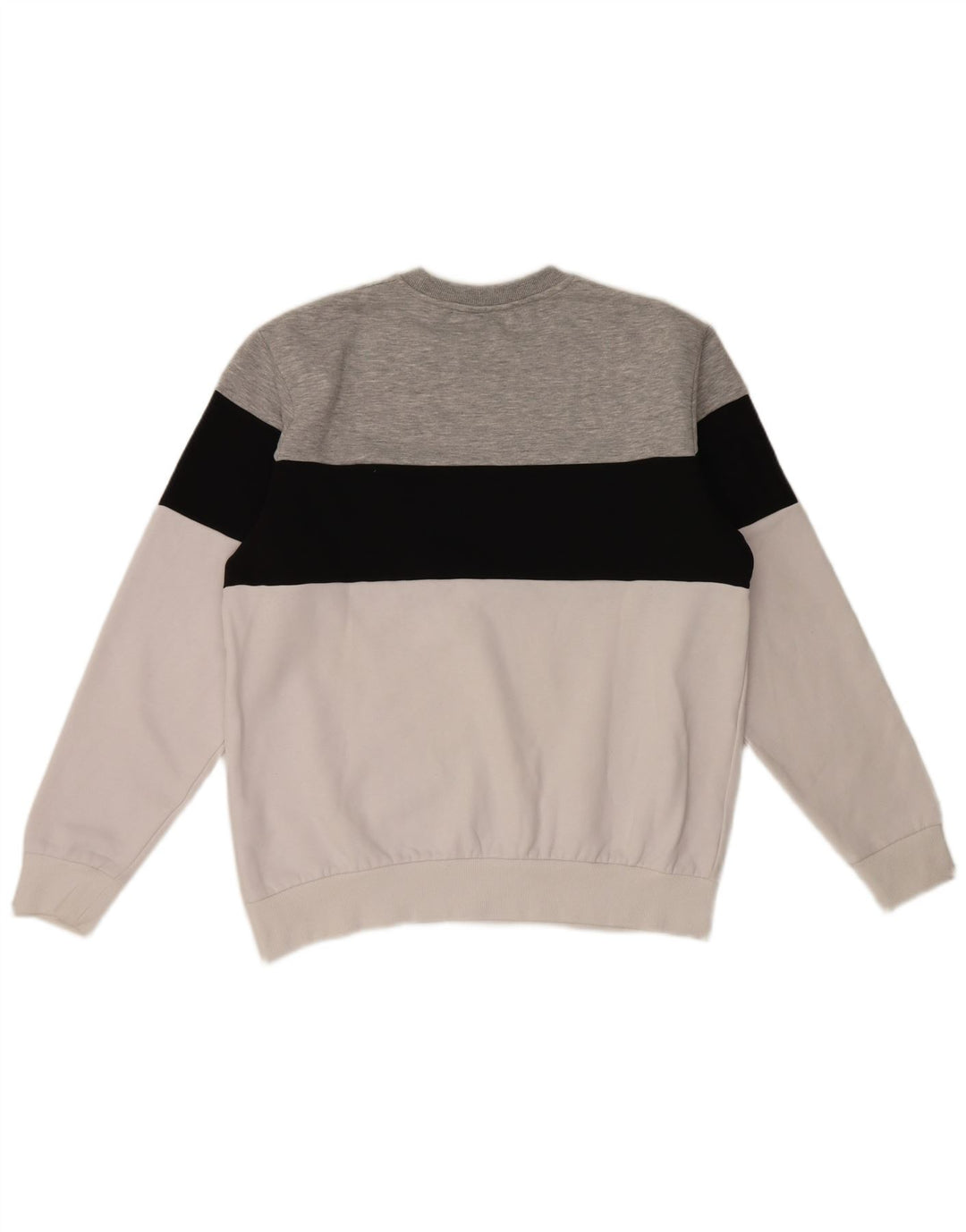 Fila Hombre Graphic Sudadera Jumper Large Multicolor Colorblock Algodón