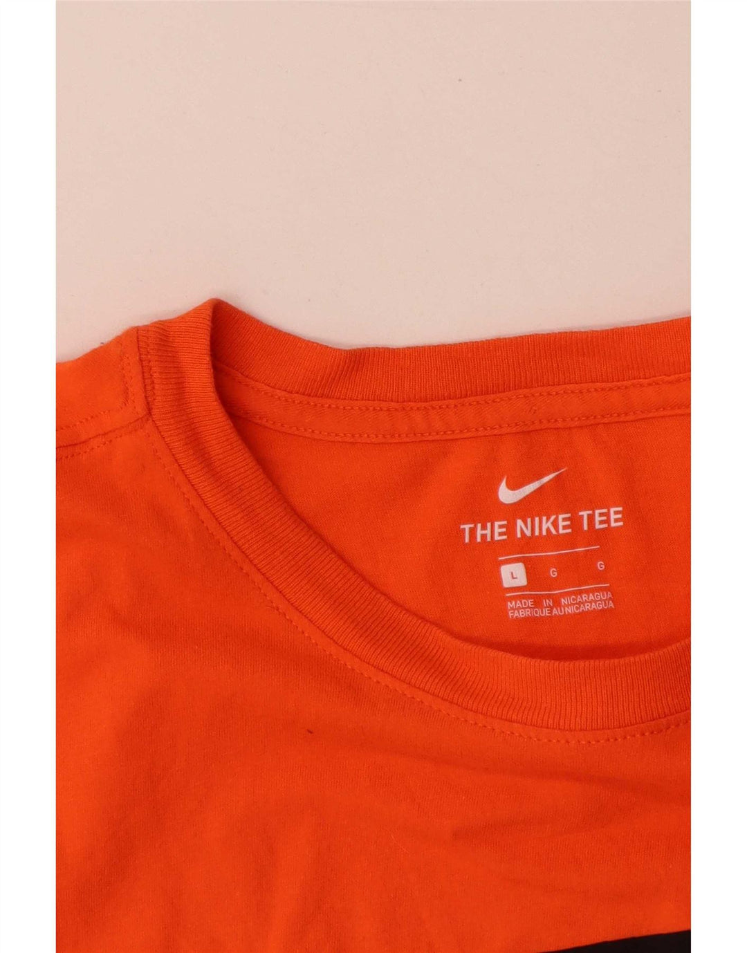 Nike Camiseta gráfica para hombre Top grande de algodón naranja