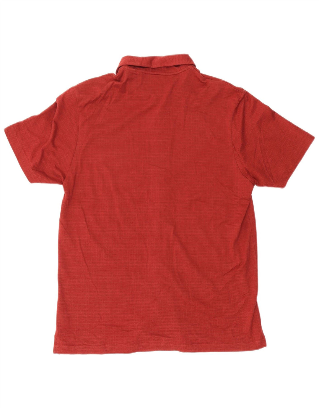 Camisa Dkny Hombre Manga Corta Algodón Geométrico Rojo Medio