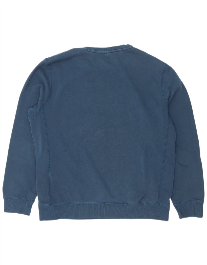 Puma Sudadera Gráfica para Hombre Jersey Grande De Algodón Azul