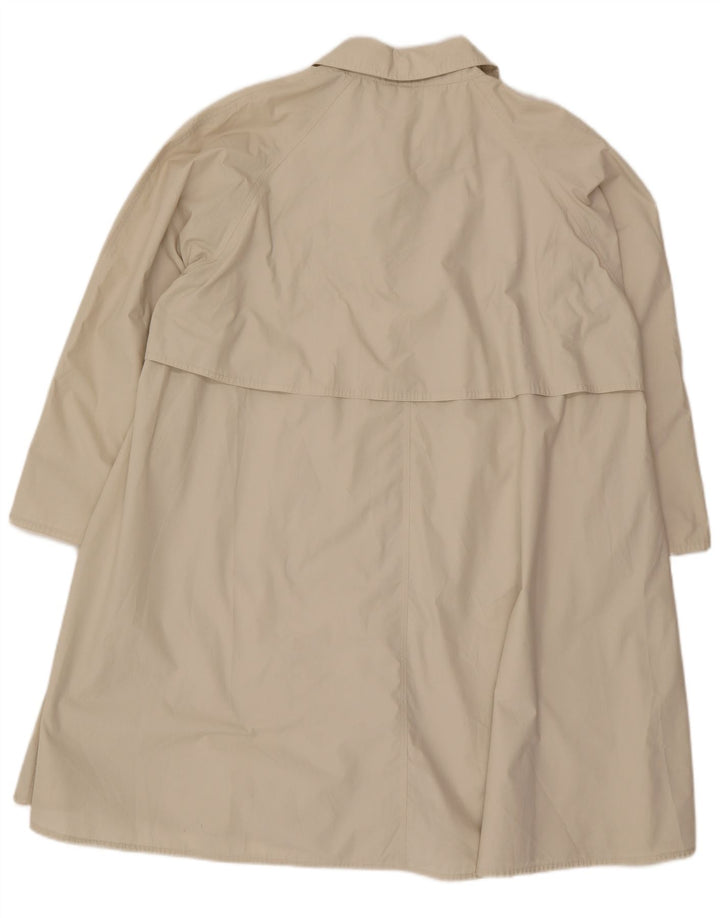 Andrea Mare Gabardina holgada para mujer UK 44 Poliéster beige medio
