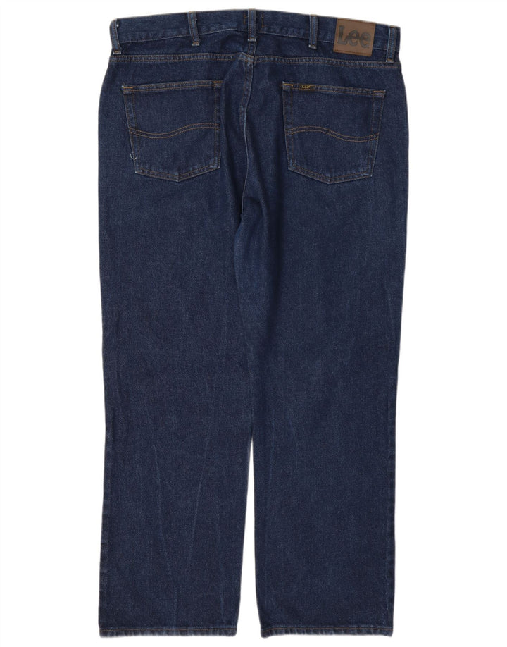 Vaqueros rectos Lee para hombre W38 L30 Algodón azul marino