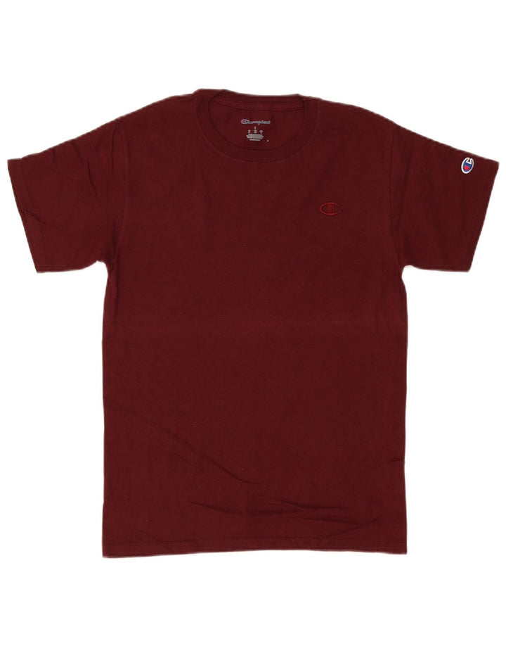 Champion Camiseta para hombre Top Small Borgoña