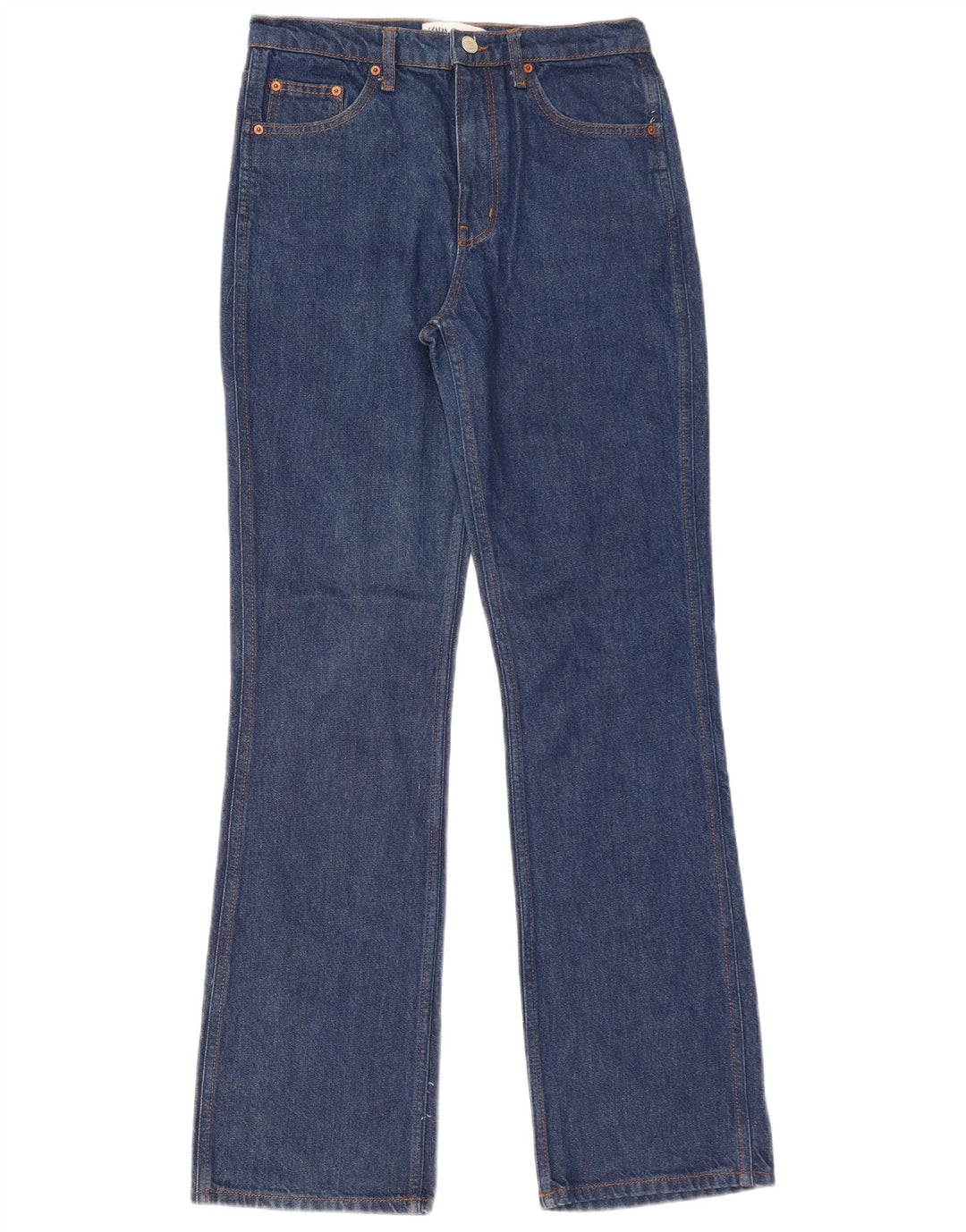 ZARA Vaqueros Bootcut Mujer EU 38 Small W28 L34 Azul