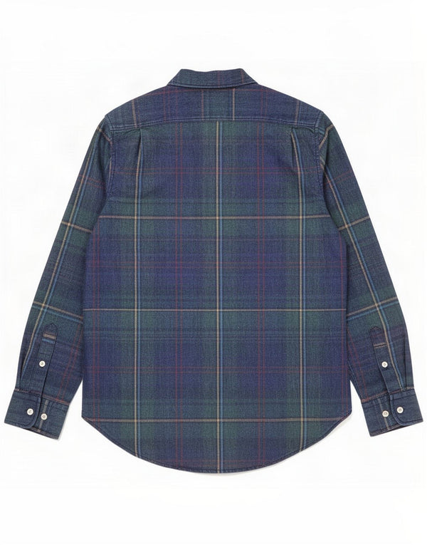 U.S. Asociación de Polo. Camisa para hombre Mediana Algodón a cuadros multicolor