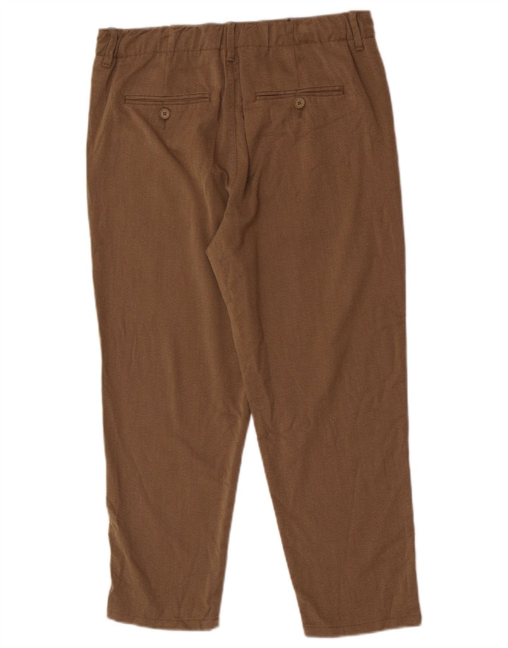 Jack & Jones Mens Pegged Chino Pantalones W30 L23 Marrón Poliéster
