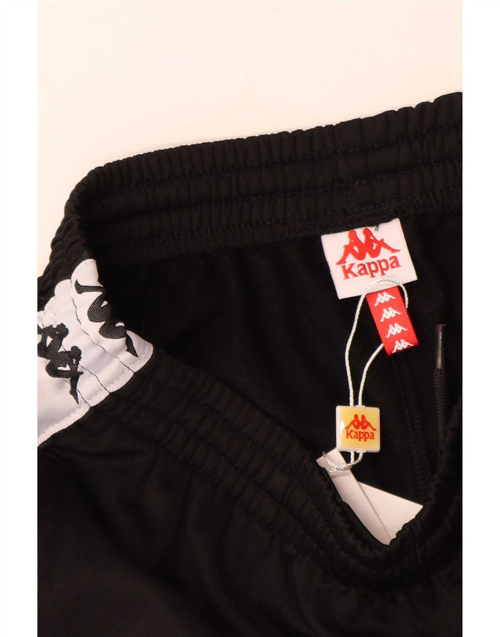 Kappa Shorts deportivos con gráficos para niños 11-12 años Poliéster color block negro
