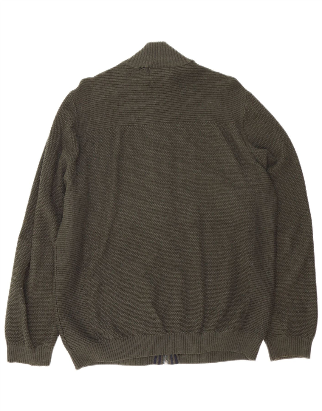 Marks & Spencer - Cárdigan para hombre, talla grande, algodón verde