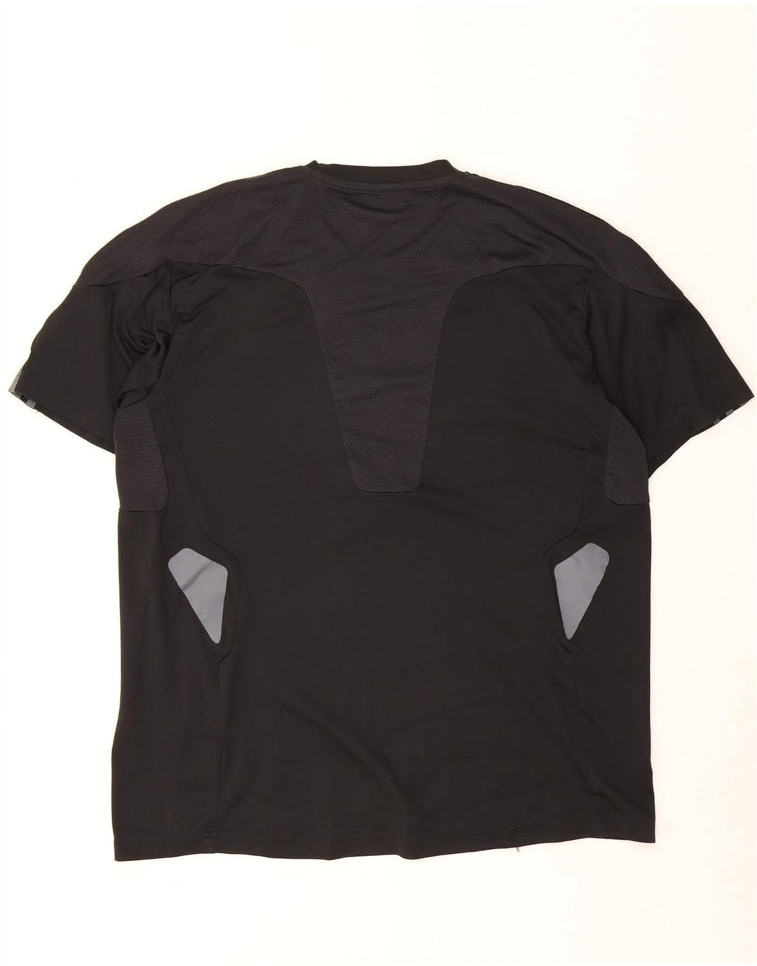 Adidas Hombre Climalite Camiseta Top XL Negro Colorblock Poliéster