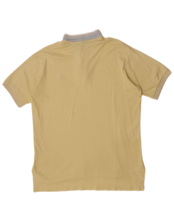 Polo Ralph Lauren - Camisa para hombre de algodón con bloques de color amarillo grande