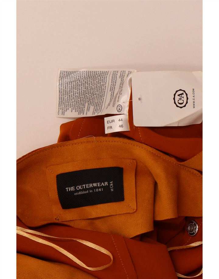 C & A Chaqueta motera corta para mujer EU 44 XL Amarillo Poliéster