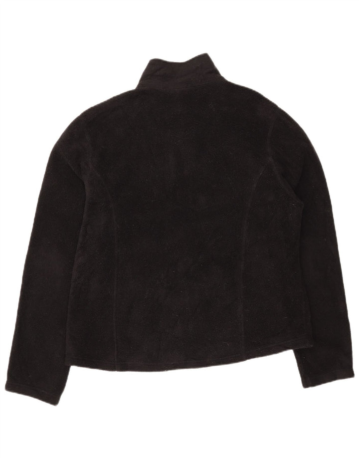 L.L.BEAN Chaqueta polar para mujer UK 46 Grande Poliéster negro