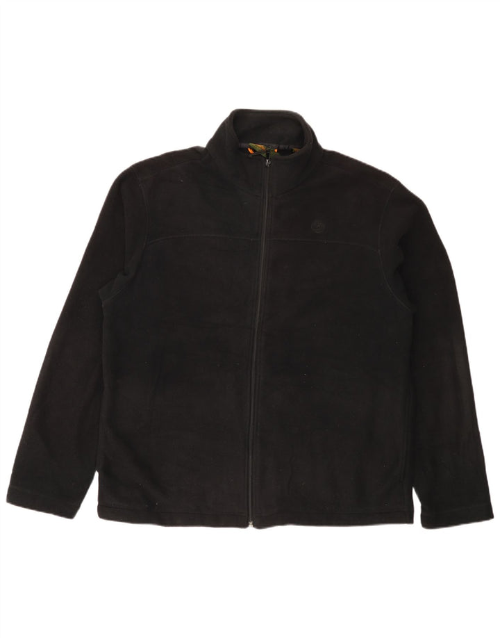 TIMBERLAND Chaqueta polar para hombre UK 40 Large Poliéster negro