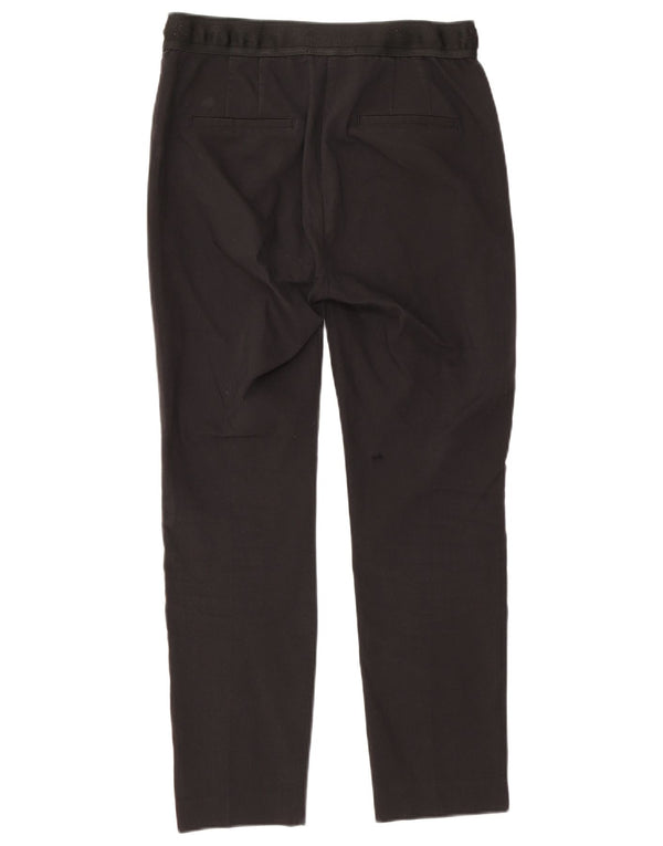 Zara Mujer Pantalón Chino Slim Medium W28 L26 Algodón Negro