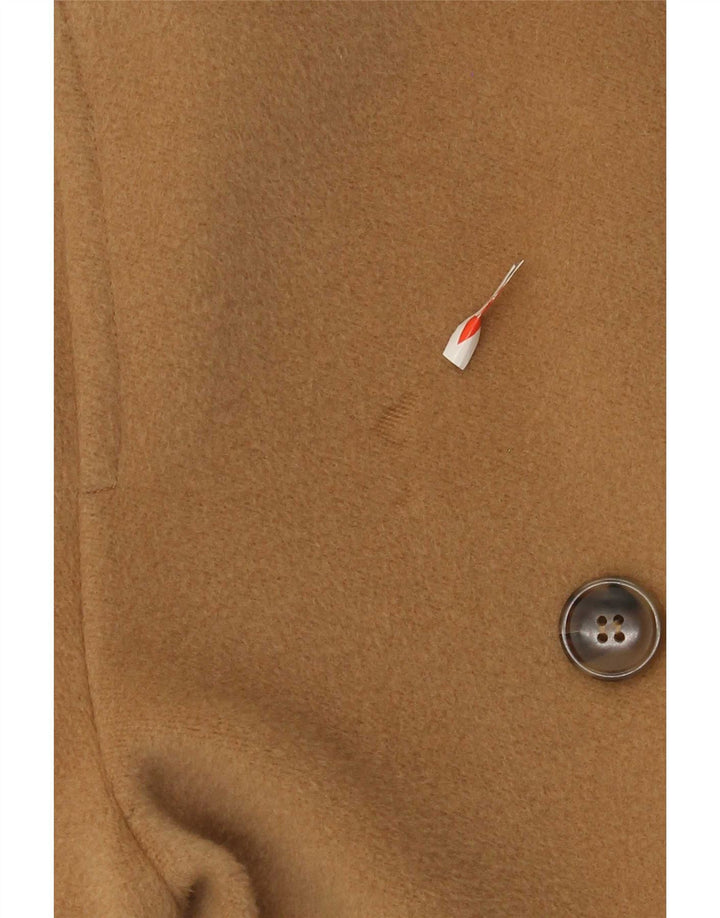 Marella Abrigo extragrande con doble botonadura para mujer UK 40 Lana beige mediana