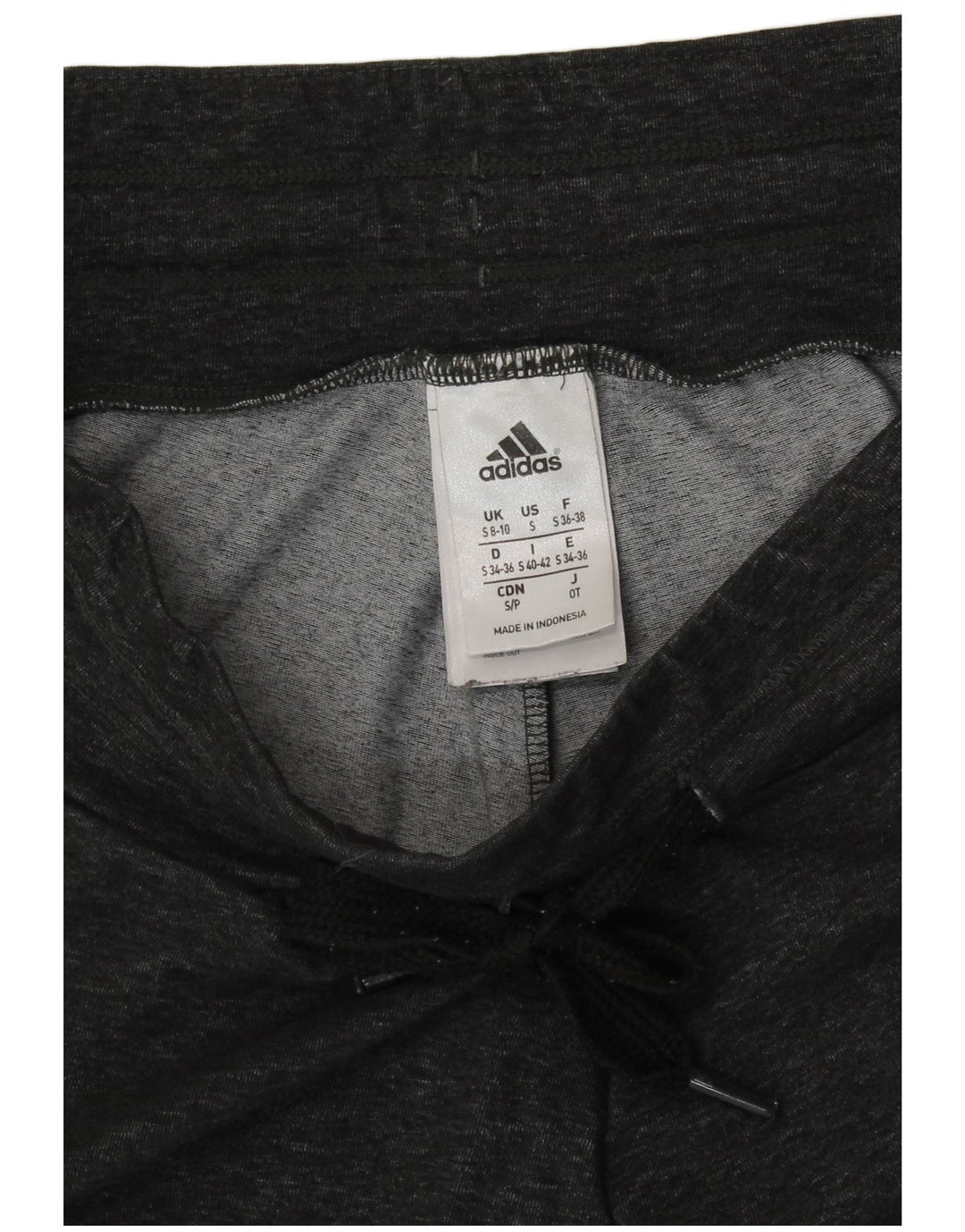 ADIDAS Mujer Climalite Chándal Pantalones Joggers UK 8/10 Pequeño Gris