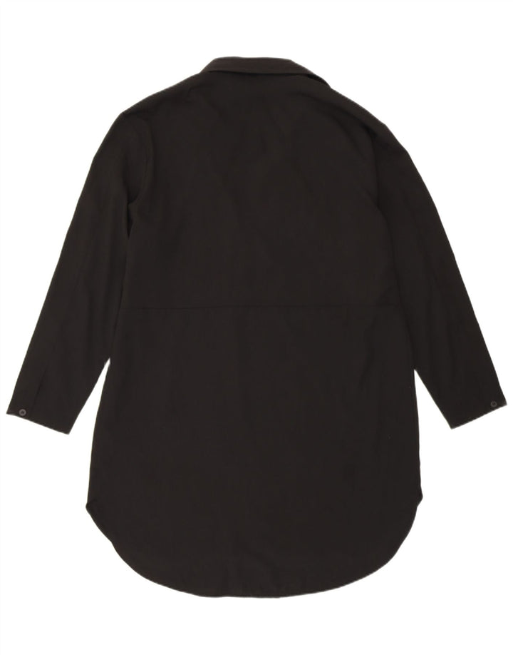 FRENCH CONNECTION Camisa tipo jersey larga para mujer UK 8 Small Black