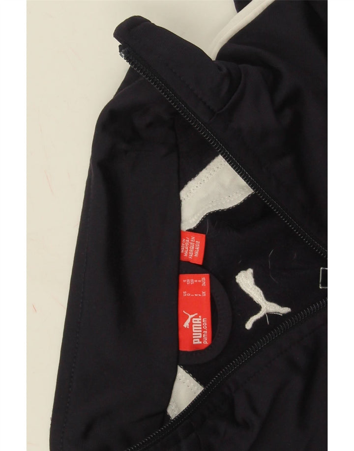 Puma Chaqueta de chándal para niño 7-8 años Azul Marino Colorblock