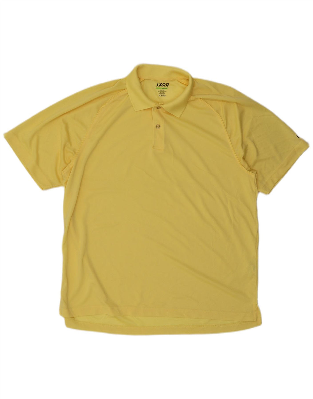 IZOD Polo de golf para hombre XL Poliéster amarillo