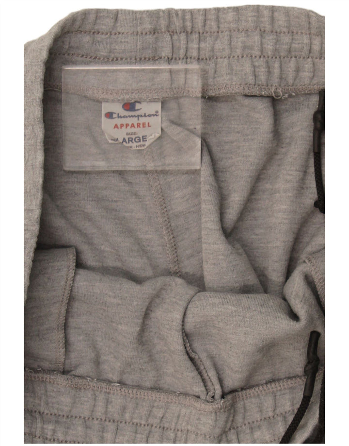 Champion Pantalones De Chándal Para Hombre Joggers Large Gris Colorblock