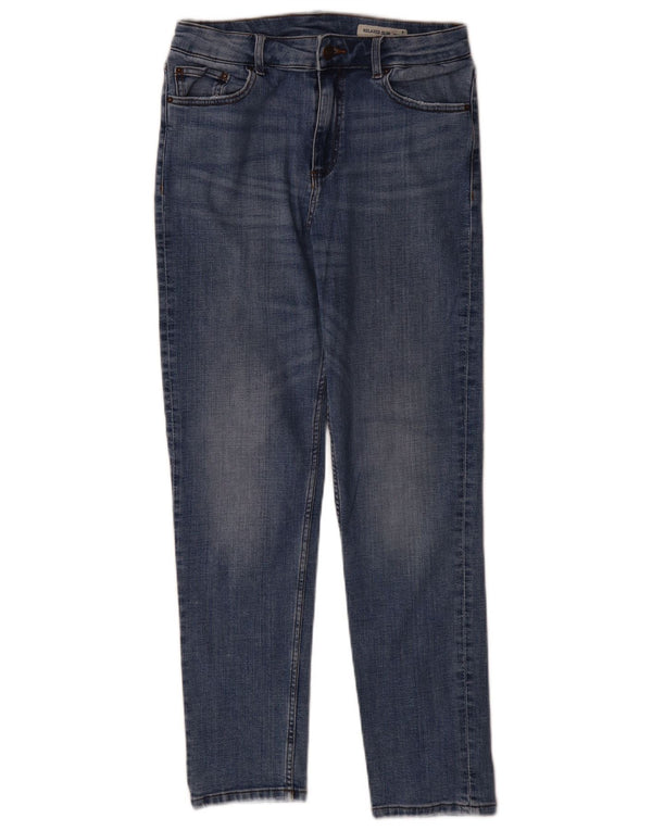 Marks & Spencer Vaqueros ajustados de ajuste relajado para mujer UK 8 Small W26 L29 Azul