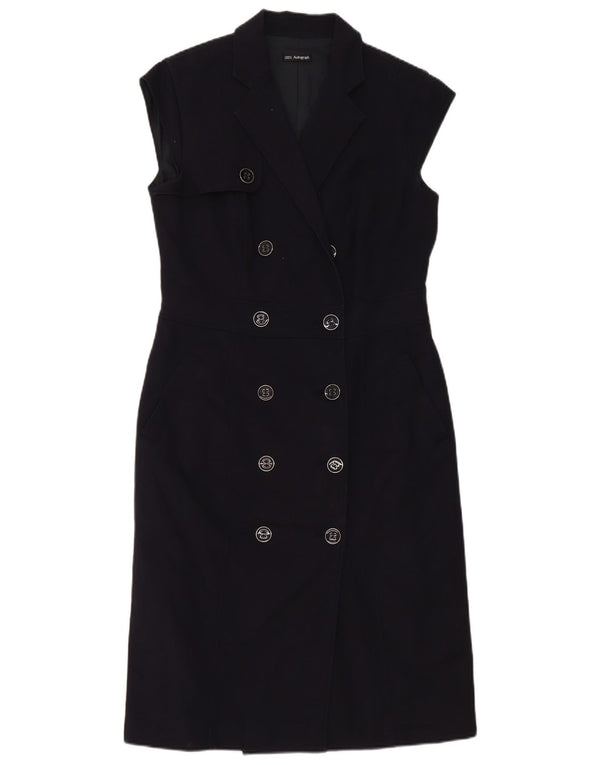 Marks & Spencer Vestido tubo autógrafo para mujer UK 42 Azul marino mediano