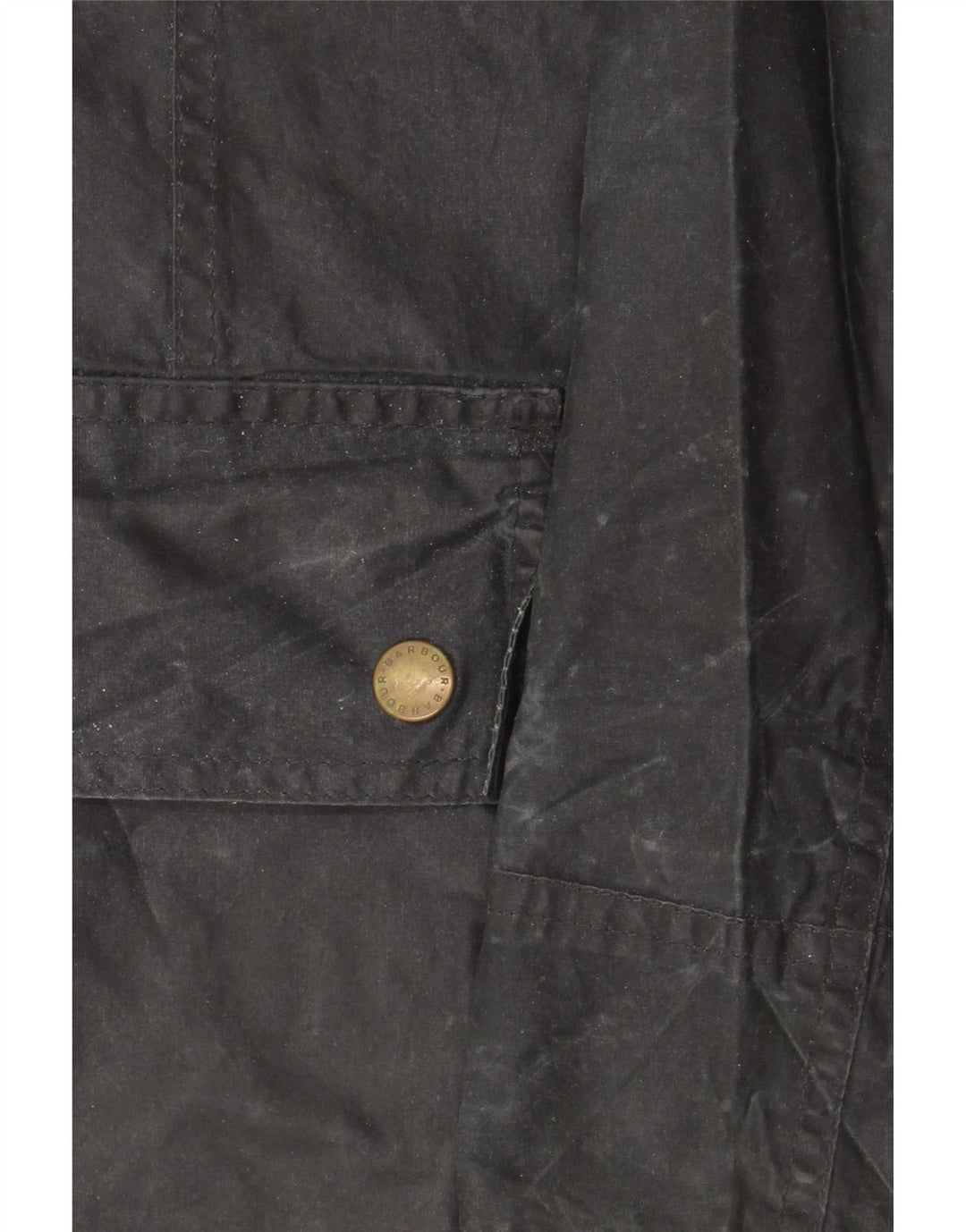 Barbour Chaqueta de algodón encerado para mujer UK 10 Small Black