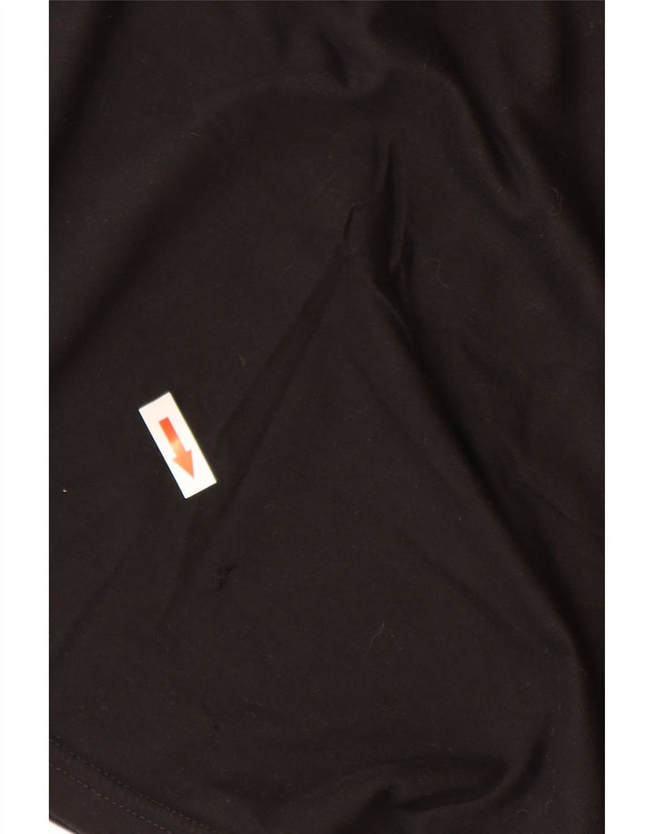 Fred Perry - Camiseta para hombre, talla grande, algodón negro