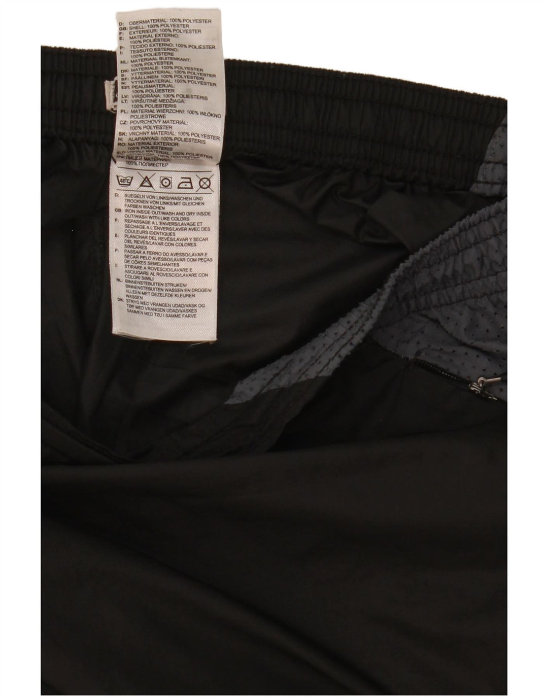 Adidas Hombre Supernova Pantalones Impermeables Grande Negro Colorblock Poliéster