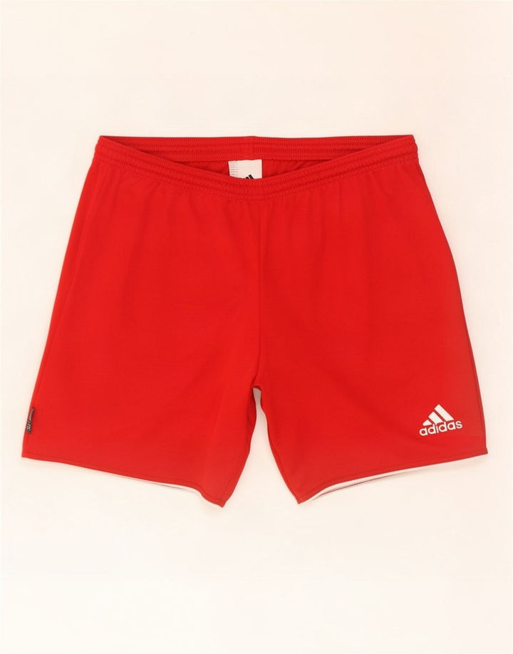 Adidas Hombre Pantalones Cortos Deportivos Pequeño Poliéster Rojo