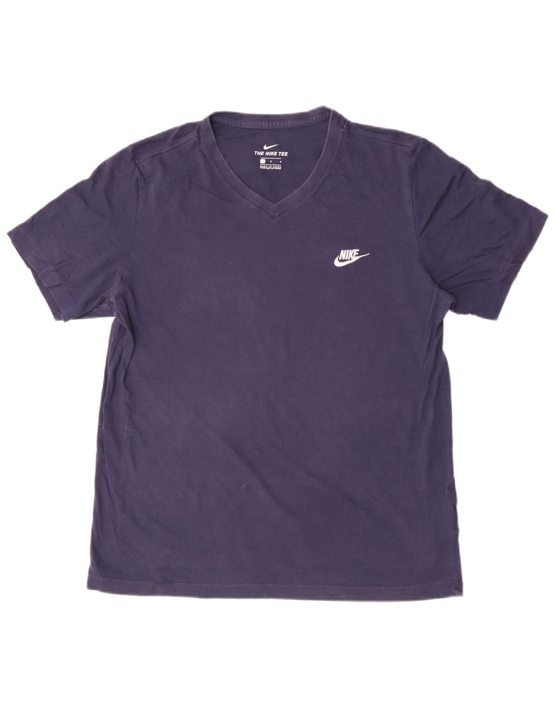 Camiseta Nike Hombre Top Grande Azul Marino Algodón
