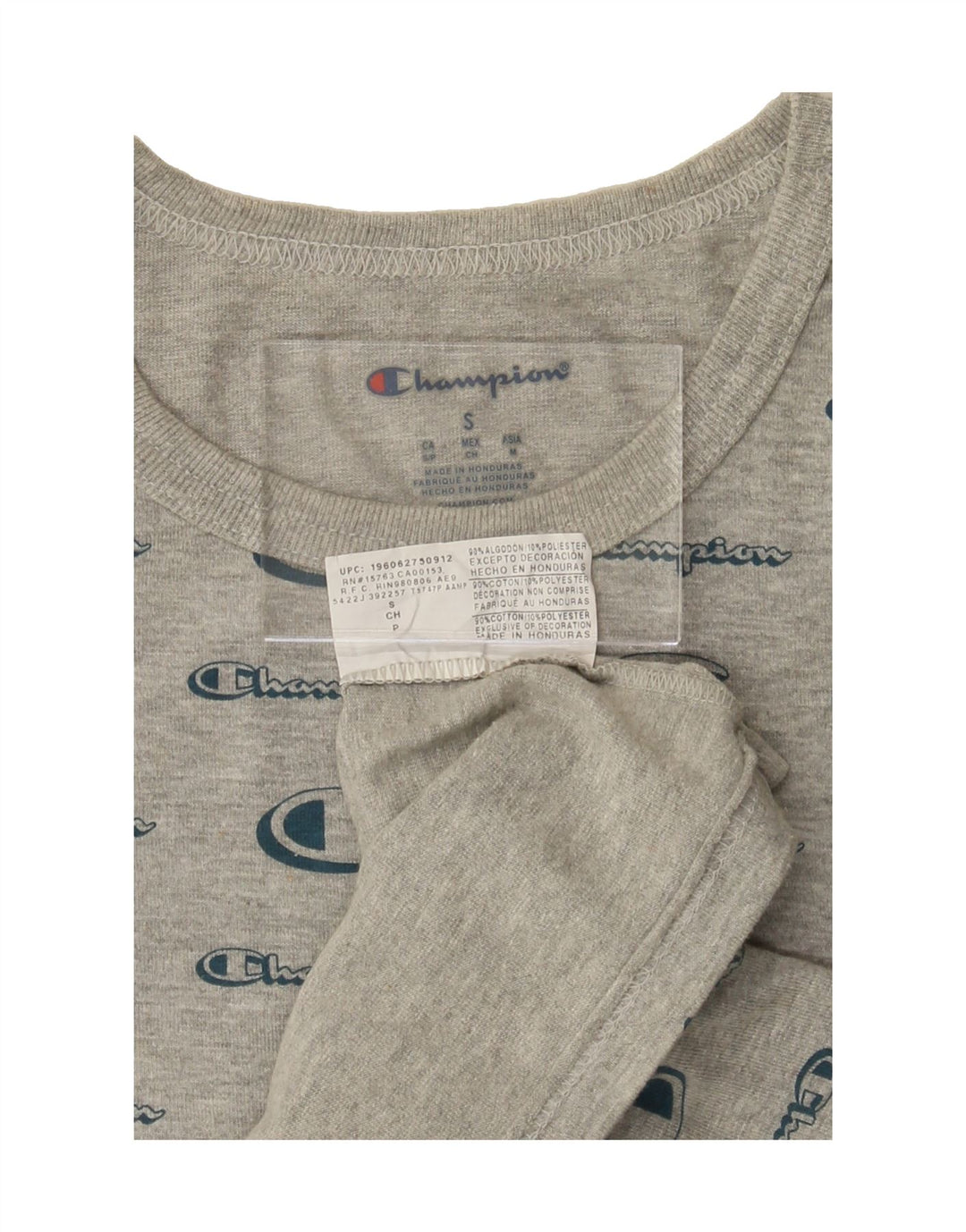 CHAMPION Mens Graphic T-Shirt Top Small Grey Cotton Vintage Champion and Second-Hand Champion from Messina Hembry 