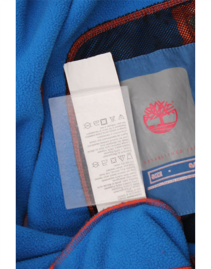 TIMBERLAND Chaqueta cortavientos con capucha para hombre UK 36 Small Azul Poliéster