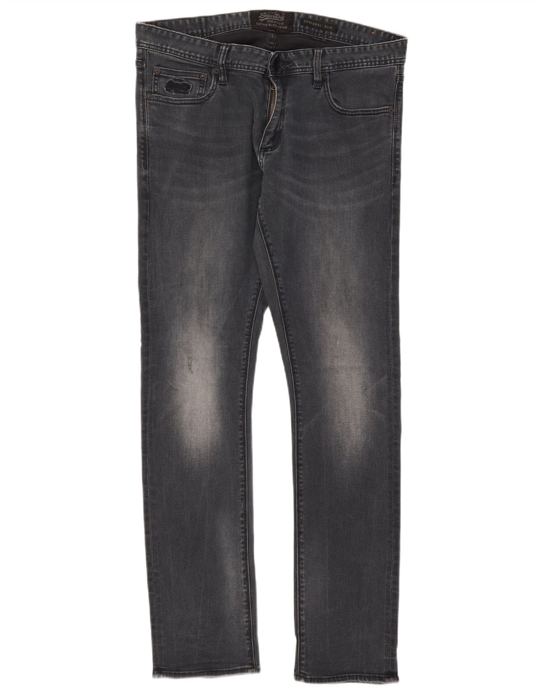 Vaqueros Superdry Corporal Slim para hombre W34 L32 Algodón azul marino