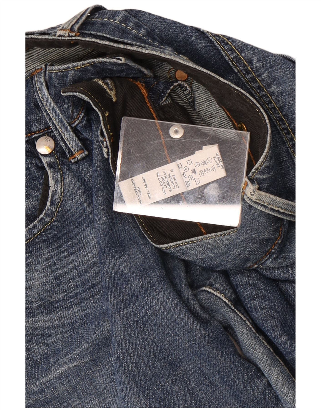 Vaqueros Rectos G-Star Mujer W28 L34 Algodón Azul